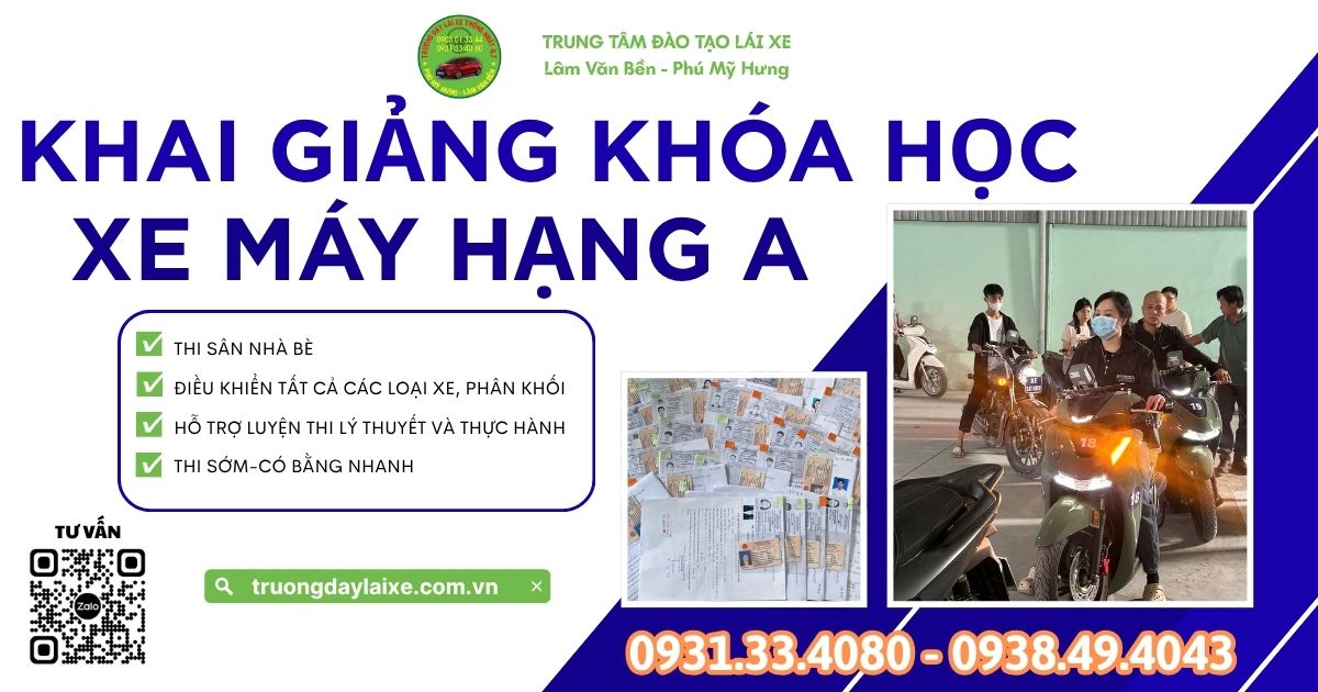 👉 CHỈ CÒN VÀI SUẤT THI THÁNG 6/2026 ĐỐI VỚI HẠNG A 👈